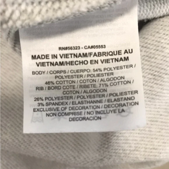 Nike Heather Gray Dry Training Hoodie Vented Droptail - Picture 8 of 8